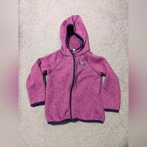 L.L. Bean 3T Purple Sweater Fleece